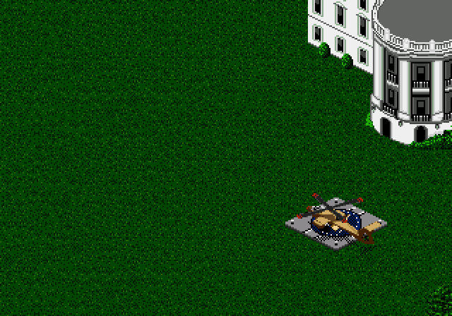 Jungle Strike - Megadrive game screenshot (1993) by Electronic Arts